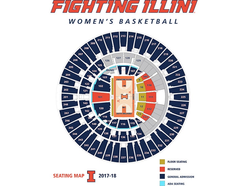 Seating Chart State Farm Center Champaign