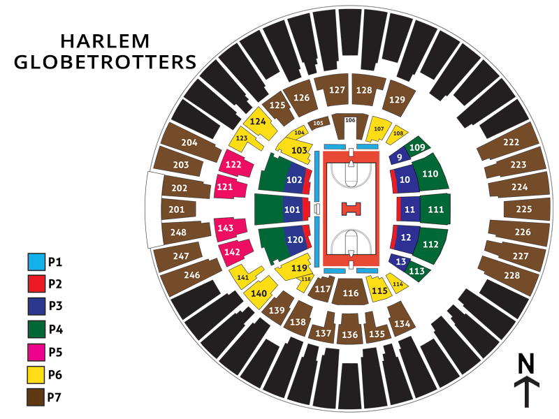 seating charts state farm center seating chart at state farm arena